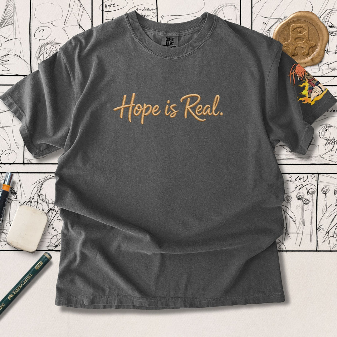 Hope Is Real – Minimalist Script T-Shirt | Comfort Colors