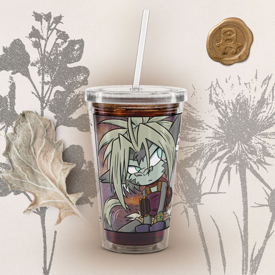 Blitzstreak Clear plastic tumbler