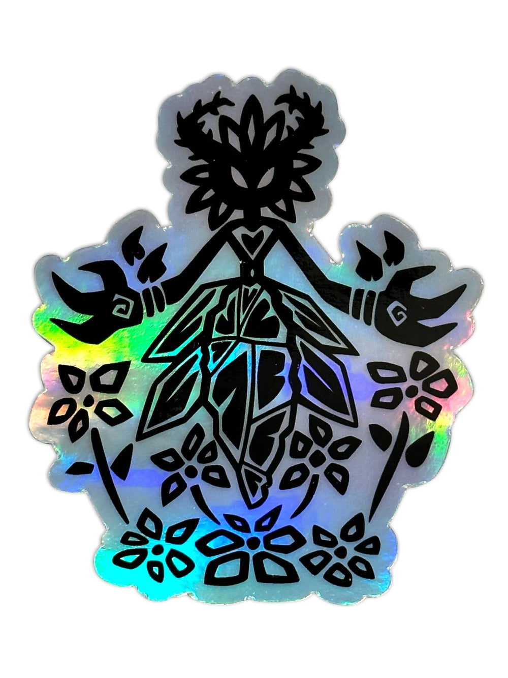 Mother Nature Die-Cut Holographic Sticker